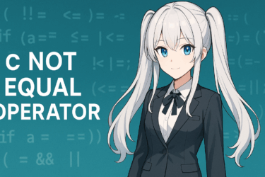 C言語の「!=」完全ガイド|ノットイコール演算子の意味・使い方・注意点をわかりやすく解説